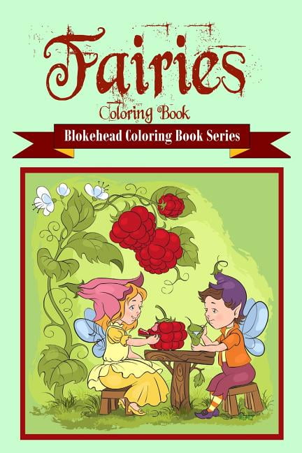 Download Fairies Coloring Book (Paperback)(Large Print) - Walmart.com - Walmart.com