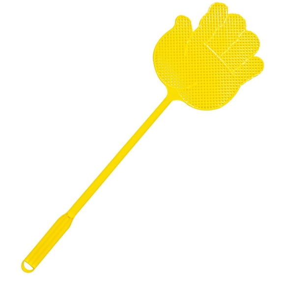 HHei_K Fly Swatter 1pcs Manual Plastic 18.7' Durable Long Handle