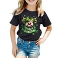 thumbnail image 2 of lnmuld Tops for Teens St Patrick's Day Themed Casual Short Sleeve Tee for Toddler Girls and Boys Size:8-9 Years, 2 of 3