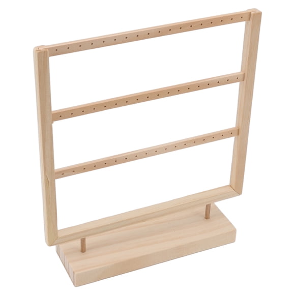 Earring Organizer Stand Wooden Jewelry Holder Storage Display for Hanging Earrings Earring Display Holder Earring Organizer Stand Earring Display Stand Earring Holder Display Stand
