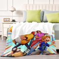 thumbnail image 4 of Los Mitchells contra las Máquinas anti-pilling, suave, ligera, esponjosa y acogedora de lujo para hogar y cocina – Perfecta para niños y adultos,130x150cm, 4 of 6