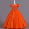 thumbnail image 3 of Robe Longue Princesse pour Filles 350 Enfants Robe de Concours Mariage Maxi Fête Bal Fleur, 3 of 5