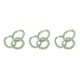 thumbnail image 4 of Bandas de goma Minnieouse 3 uds para el cabello Color Verde violeta claro rosa color crema negro, 4 of 6