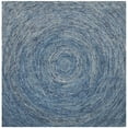 thumbnail image 6 of SAFAVIEH Ikat Laura Geometric Circles Wool Area Rug, Dark Blue/Multi, 3' x 5', 6 of 8