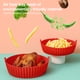 thumbnail image 3 of Injueey Freidora de aire cesta cocina reutilizable resistente al calor pastel DIY hornear Pizza horno Liner bandeja suministro de repuesto Cocina y Comedor Rosado, 3 of 6