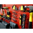 thumbnail image 5 of Wall Control 32" x 16" Horizontal Pegboard Garage Organizer, Red (2 Pack), 5 of 8