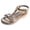 White, variant on Boho Espadrilles Platform Wedge Sandals for Women Open Toe Dressy Beaded Ankle Strap Comfortable Arch Support Beach Shoes Beige Size 9