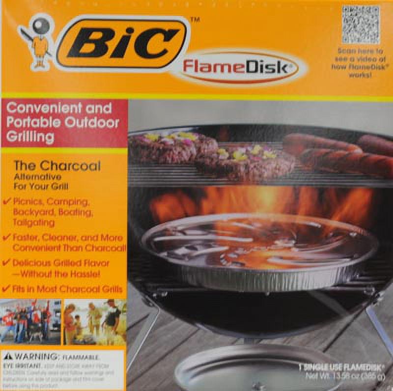 BIC Charcoal Alternative FlameDisk, 1-Pack