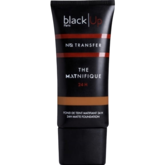 Black up the Matnifique 24H Matte Foundation - FNT13 Mocha (deep with Golden Undertones) MADE IN ITALY