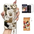 thumbnail image 1 of Funda de teléfono Hosiss Cartoon para iPhone 13 de 6.1 pulgadas con protector de pantalla, 1 of 7