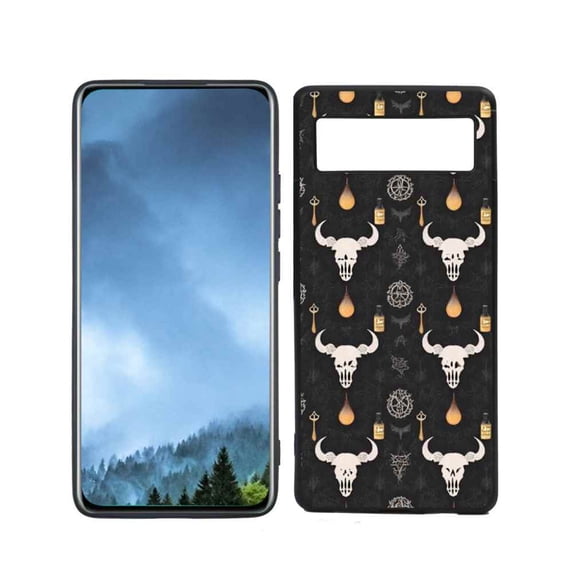 Compatible with Google Pixel 6(2021) Phone Case, Gothic-dark-Fantasy-Forest-Woodland-plant-17 Case Men Women, Flexible Silicone Shockproof Case for Google Pixel 6(2021)