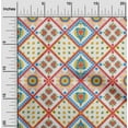 thumbnail image 2 of oneOone Rayon Yellow Fabric Asian Floral Mix Sewing Craft Projects Fabric Prints By Yard 56 Inch Wide, 2 of 4