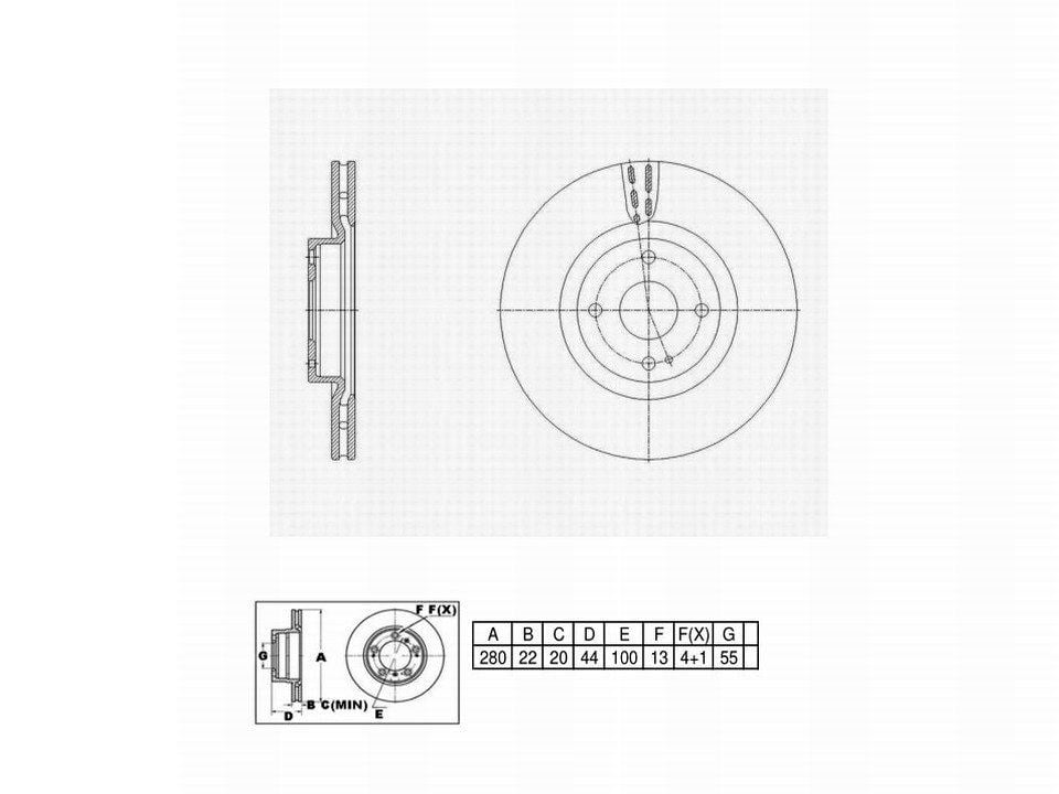 Winstop Brake Rotor, Front WS250975, Mazda MX-5 Miata 2023-2016