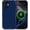 Navy Blue Polka Dot, variant on Case for iPhone 16, Compatible with MagSafe Hard Shell, Soft Silicone 2 in 1 Hybrid Shockproof Bumper Drop Protective Case Red Checkerboard Retro British Style