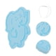 thumbnail image 3 of Esponja de Baño de Elefante 1 Pc de Bargains Únicos Azul Cielo, 3 of 6