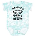 thumbnail image 3 of Inktastic Handpicked for Earth by My Granny in Heaven with Angel Wings Boys or Girls Baby Bodysuit, 3 of 5