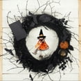 thumbnail image 4 of Yyuenw Halloween Hanging Decoration, Hangable Kitchen Witch Doll Ornament, Halloween Small Witch Figurine with Gauze Skirt, Sorceress Doll with Brooms for Room Door and Window Decoration, 4 of 5