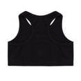 thumbnail image 2 of Alvivi Kids Girls Activewear Sports Bra Tank Tops Racer Back Hip Hop Dancing Crop Tops Dancewear Rose_Red 6, 2 of 7