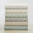 thumbnail image 2 of Great Bay Home Striped Ultra-Soft Microfiber Sheet Set (Twin, Stripe - Green), 2 of 7