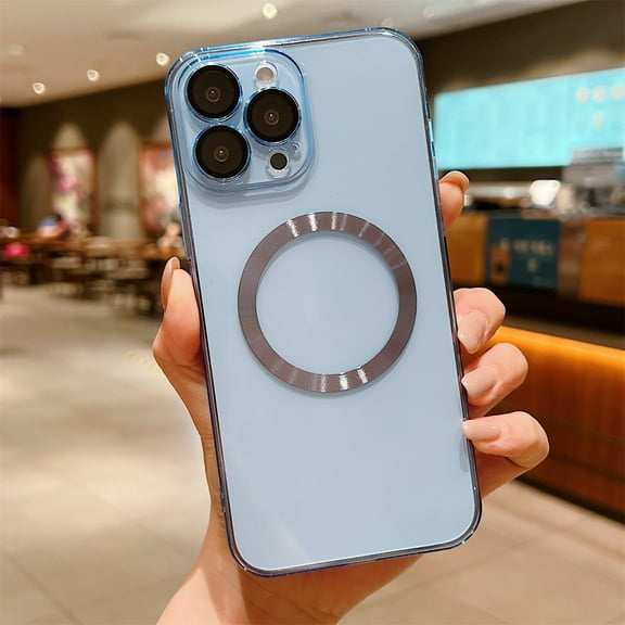 Allytech Case for iPhone 12 Pro 6.1" 2020, Compatible with MagSafe Yellowing-Resistant Hard Back Shock-Absorbing Cover for Apple iPhone 12 Pro 5G[NOT for iPhone 12], Blue