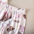 thumbnail image 6 of Weebloom Summer Pajamas For Toddler Girls Summer Western Style Kids Outfit Two Piece For Everyday Wear Short Sleeve Tee And Shorts Sleepwear Nightwear Pjs Loungewear Pink 3-4Y, 6 of 9