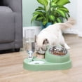 thumbnail image 3 of Cuenco para gatos, bebedero para gatos, cuenco doble para perros, cuenco automático para mascotas, comedero para perros, cuenco para gatos, suministros para gatos, dispensador de agua, 3 of 5