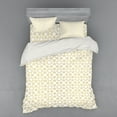 thumbnail image 2 of Moroccan Duvet Cover Set, Geometric Girih Pattern in Squares and Star Like Shapes Traditional Art Print, Bedding Set with Shams and Fitted Sheet, 3 Sizes, by Ambesonne, 2 of 3
