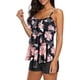 thumbnail image 1 of ICHUANYI Clearance Summer Women's Fashion Bow Tie Print Beach Style Sexy Swimsuit And Shorts(Pink, S) Ichuanyi Ichuanyi, 1 of 6