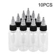 thumbnail image 2 of 10Pcs Plastic Clear Round Empty Bottle Container For Tattoo Ink Color Pigment with Tattoo Accessories, 2 of 6