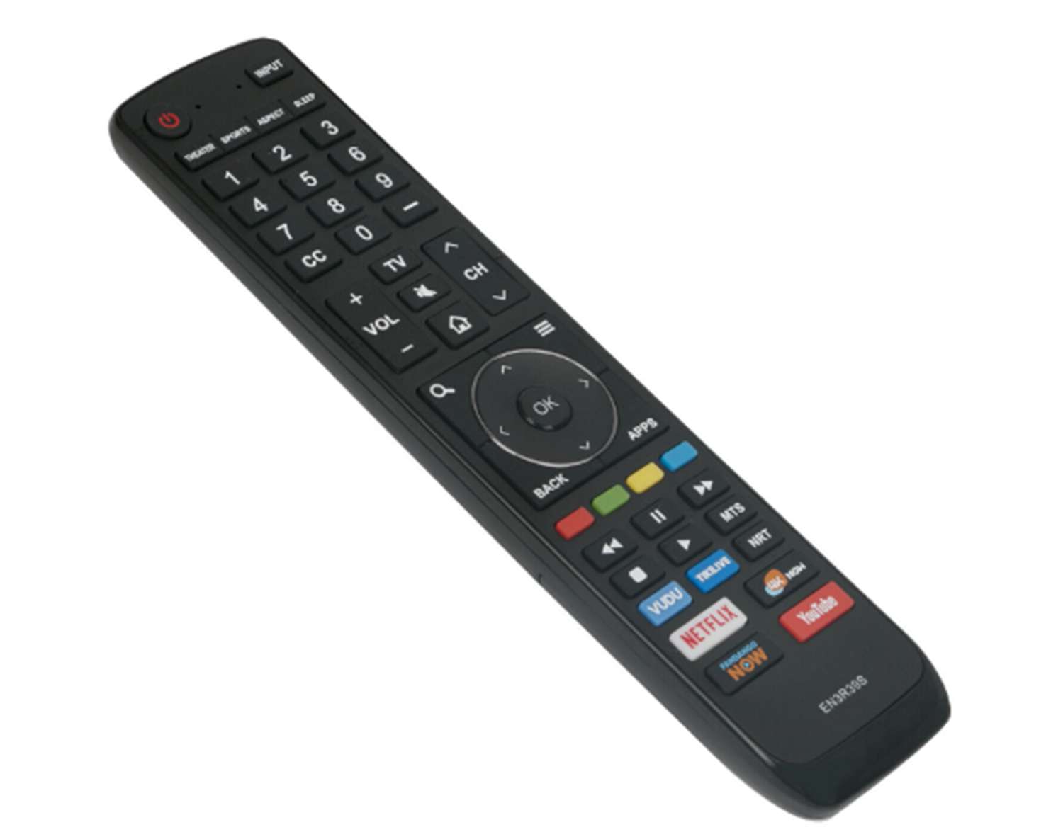 Telecomando Sostitutivo AULCMEET GB067WJSA Per TV Sharp 4K OLED - Compatibile Con LC-39LE652E, LC-50LE651E E Molti Altri - Nessuna Programmazione