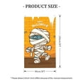thumbnail image 2 of Halloween House Flags, Halloween Mummy Halloween Decor Double Sided Outdoor Flag with Grommet, Decorative Flags for Garden YardHalloween Decorations, Porch Flag 3x5FT, 2 of 6