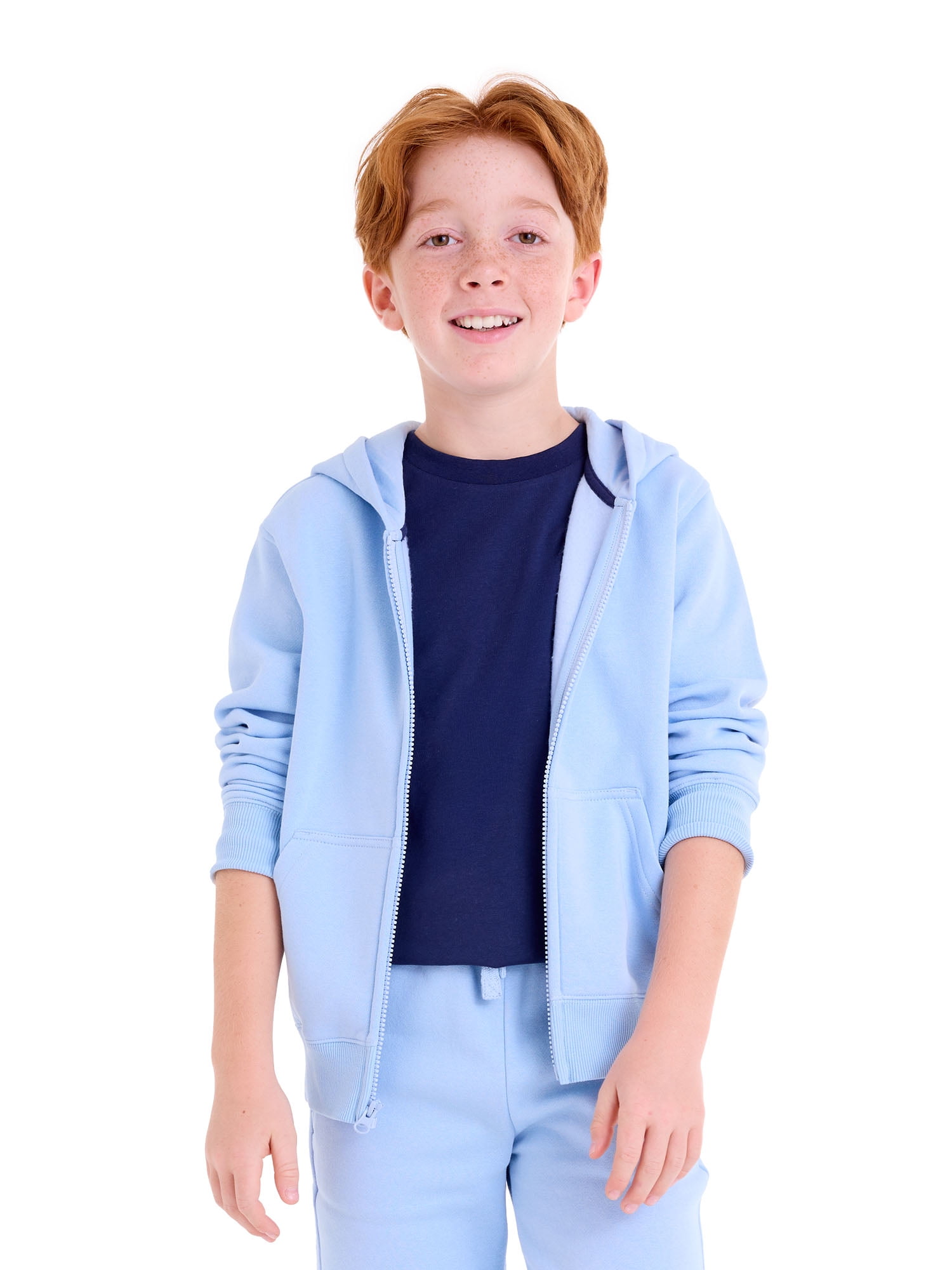 U.S. Polo Assn. Boys Fleece Zip-Up Hoodie, Sizes 4-18