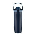 thumbnail image 2 of Merryso 32oz Insulated Stainless Steel Water Bottle - 2-Way Drinking with Handle & Tea Infuser, Navy Creamy Finish, 2 of 6