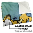 thumbnail image 3 of Garfield Blanket, 50"x60", Goofy Face Silky Touch Sherpa Back Super Soft Throw, 3 of 5