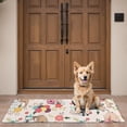 thumbnail image 4 of Dogs with Party Hats and Flowers Door Rugs,Washable Non Slip Door Mats Indoor,Decorative Door Mats,Entry Mat Indoor for Entrance,Bedroom,Kitchen,Bathroom,16"x47", 4 of 6