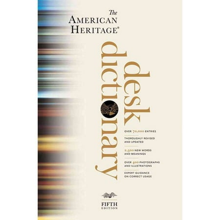 The American Heritage Desk Dictionary, Fifth Edition