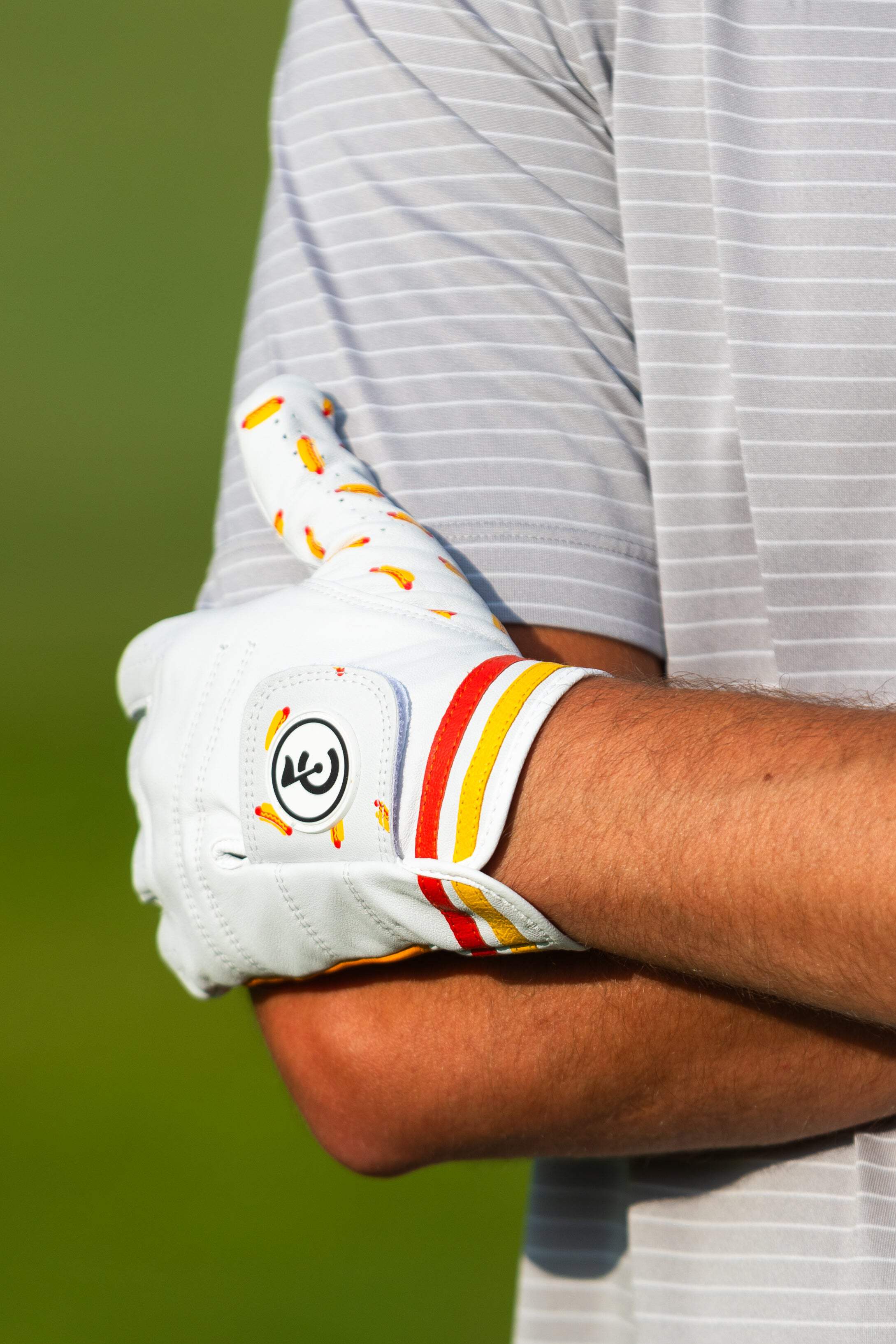 Hot Dog Glizzy Golf Glove | Premium Cabretta Leather & Supportive Palm Pad