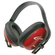 Califone HS40 - Earmuffs - NRR: 26 dB - synthetic leather, ABS plastic, polyvinyl chloride (PVC) rubber - bright red
