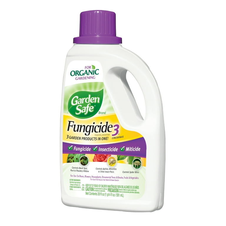 Garden Safe Fungicide 3 Organic Concentrated Liquid Fungicide 24 oz Garden Safe Fungicide 3 Organic Concentrated Liquid Fungicide 24 oz