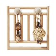 thumbnail image 3 of Conejo de juguete para masticar, puertas de madera, suministros para mascotas, jaula de escalada, juguetes para masticar, animales pequeños, juguete , estilo b Yinane Juguetes para masticar conejos, 3 of 8
