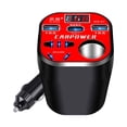 thumbnail image 3 of 200W Car Power Inverter Converter with QC USB Charger, 12V/24V Cup Type Adapter for Vehicle Phones, Tablets, Dash Cams, Universal Auto Outlet, 3 of 8