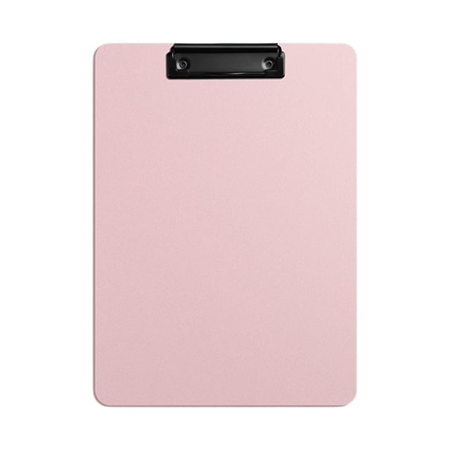 Pink A4 Foam Clipboard With Metal Clip 3Mm Thick Rigid Writing Board For Students Office Color Coded 12.4X8.9X0.1 Inch