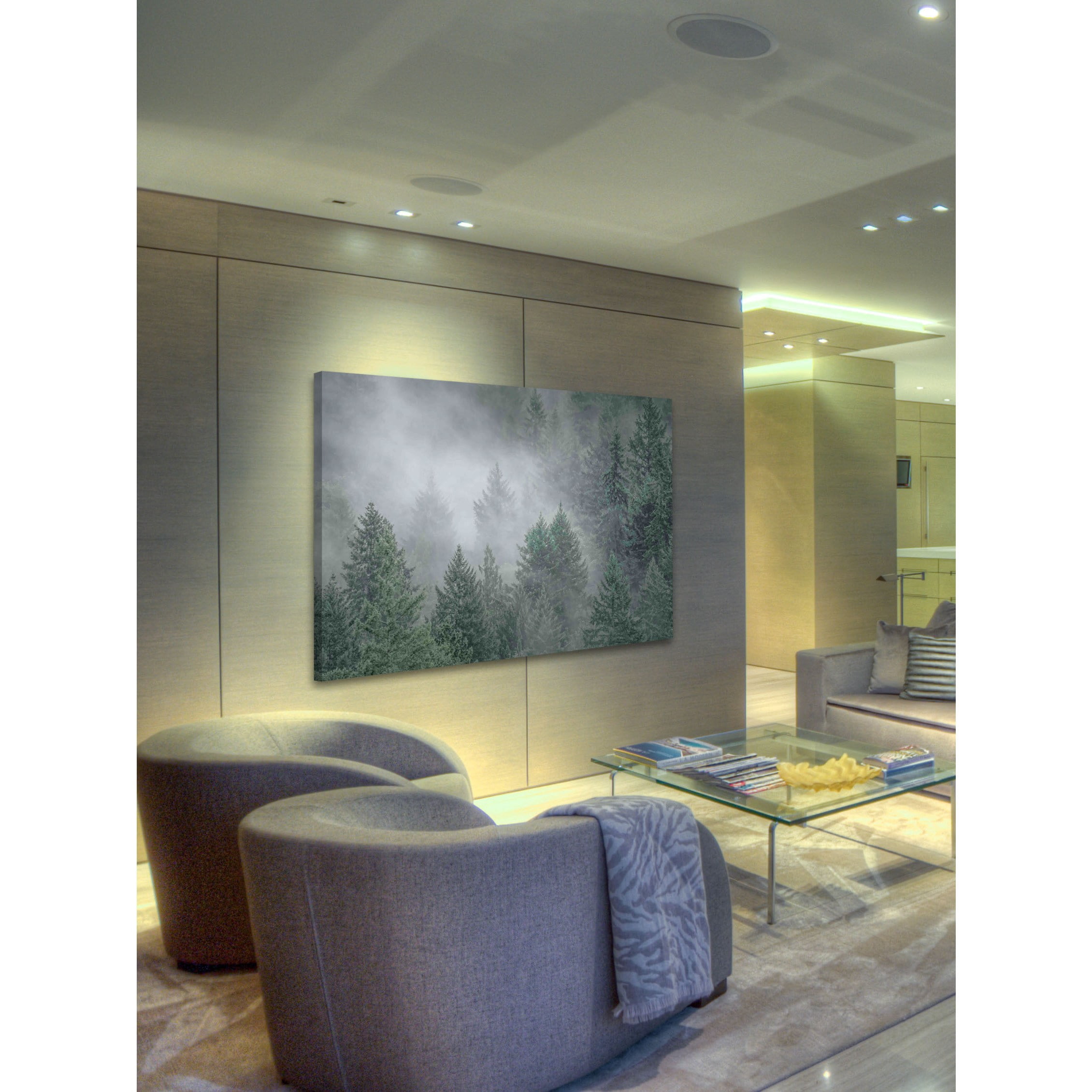 Marmont Hill "Draped in Clouds" Painting Print on Canvas