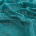 thumbnail image 5 of Teal Linen Curtains Nickel Grommet Semi-Sheer Curtains - Energy Saving Light Filtering Window Treatments Draperies for Bedroom/Living Room/Sliding Door, Teal, 2 Panels, 52 x 84 - I, 5 of 5
