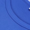 thumbnail image 2 of Womens Long Sleeve Stretch Crewneck Ribbed T-Shirt Fitted Casual Basic Tops, 2 of 7
