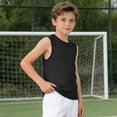 thumbnail image 5 of Krdevn Boys Breathable Mesh Tank Top Sleeveless Crewneck Shirt for Sports and Casual Wear,9-10 Years, 5 of 6