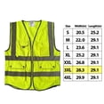 thumbnail image 5 of ALEKO XXXL Safety Vest with Pockets Class 2 ANSI/ISEA Compliant  Yellow, 5 of 6