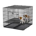 thumbnail image 1 of Puppy Playpen with Plastic Pan and 1" Floor Grid Black 36" x 36" x 30", 1 of 1