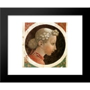 Roundel with Head 20x24 Framed Art Print by Paolo Uccello