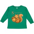 thumbnail image 3 of Inktastic S is for Squirrel Boys or Girls Long Sleeve Toddler T-Shirt, 3 of 5